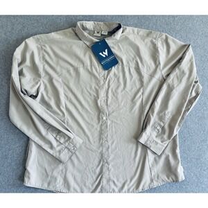 White Sierra Women's‎ Long Sleeve Vented Fishing Shirt Outdoor 3XL NWT